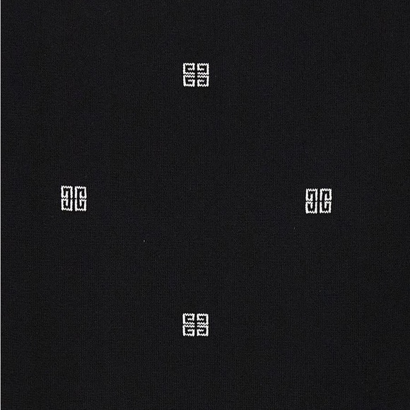 Givenchy Logo Black Knit Crop Top - Picture 6 of 8